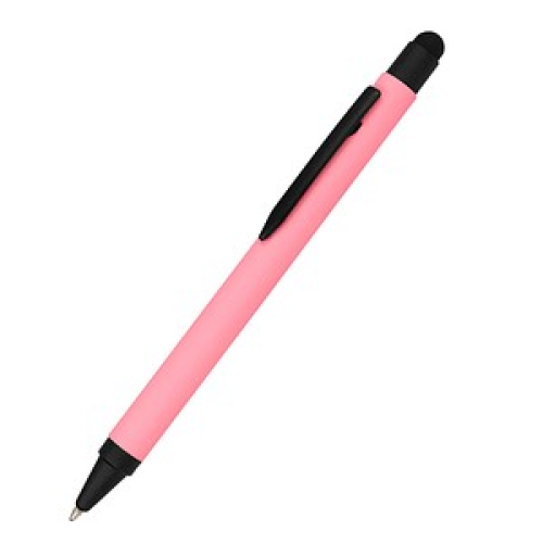 ONLINE® Kugelschreiber ALU Stylus rosa, Schreibfarbe: blau, 1 St.