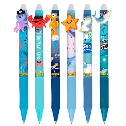 ONLINE® magiXX Fun Gelschreiber Sea 0,7 mm, Schreibfarbe: blau, 6 St.