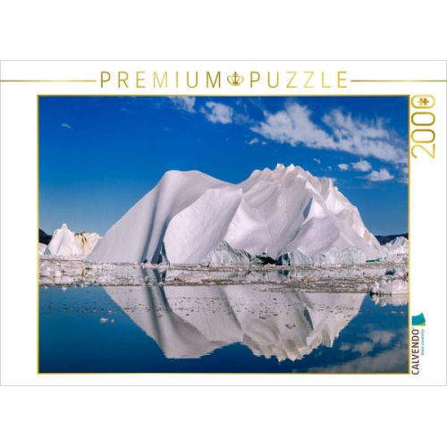CALVENDO Puzzle Eisriese in der Diskobucht vor Ilulissat | 2000 Teile Lege-Größe 90x67cm Foto-Puzzle für glückliche Stunden