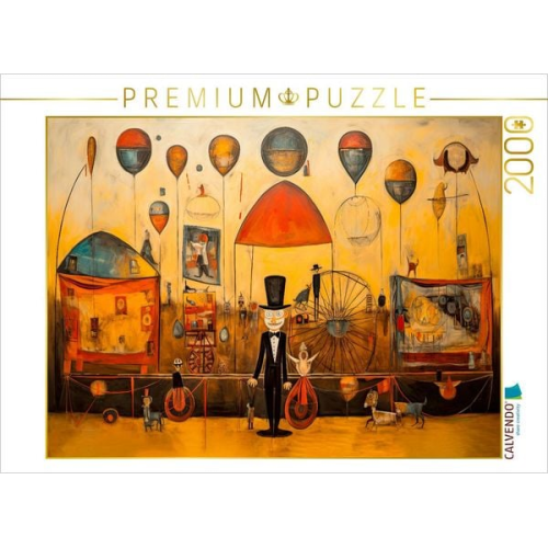 CALVENDO Puzzle Zirkus der Zeitreisenden | 2000 Teile Lege-Größe 90x67cm Foto-Puzzle für glückliche Stunden