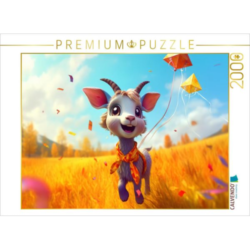 CALVENDO Puzzle Drachen steigen lassen | 2000 Teile Lege-Größe 90x67cm Foto-Puzzle für glückliche Stunden