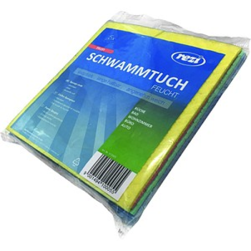 Rezi Allzwecktücher Schwammtücher, 5 Tücher