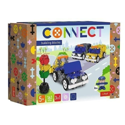 CONNECT M - Rettungswagen / Polizeiauto 161 Teile + Anleitung