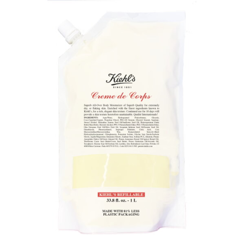 Kiehl's CREME DE CORPS 1000ml Refillable Pouch