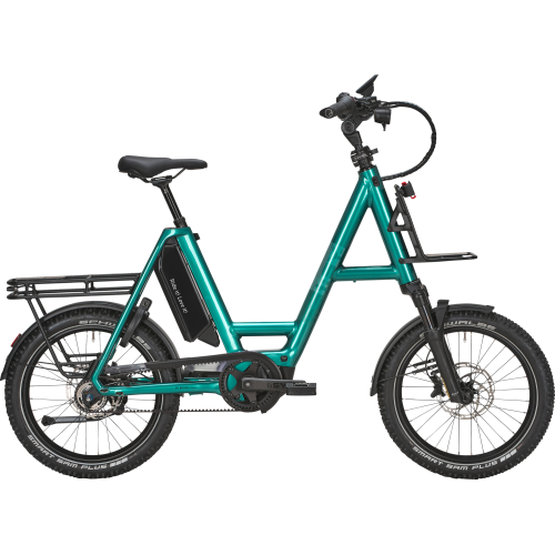 i:SY XXL E5 ZR F CX Adventure (800 Wh), 5 Gang Nabenschaltung, Unisexfahrrad, Kompakt, Modell 2025, 20 Zoll 51 cm opal green