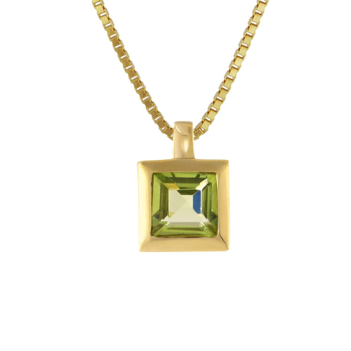 Acalee 80-1004-04 Peridot Anhänger 333 / 8K Gold + Halskette