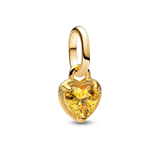 Pandora 763862C01 Mini Charm-Anhänger Herz Goldfarben