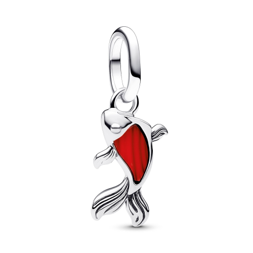 Pandora 793863C01 Mini Charm-Anhänger Silber Koi Fisch