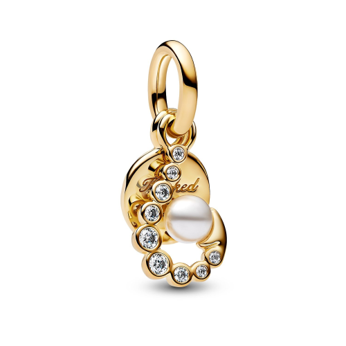 Pandora 763891C01 Charm-Anhänger Haken Goldfarben