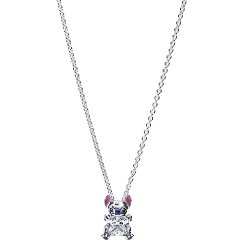 Pandora 393743C01-45 Damen Silber-Kette Disney Stitch
