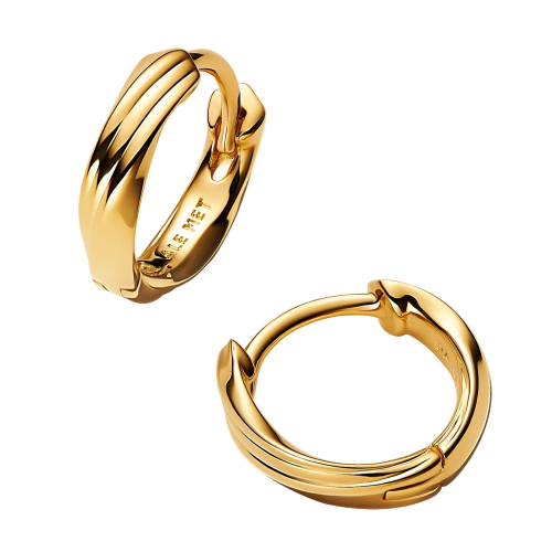 Pandora 263871C00 Damen-Ohrringe Huggies Gedreht Goldfarben