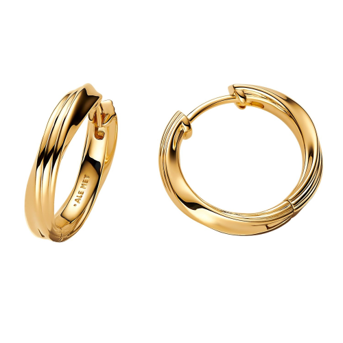 Pandora 263878C00 Damenohrringe Creolen Gedreht Goldfarben