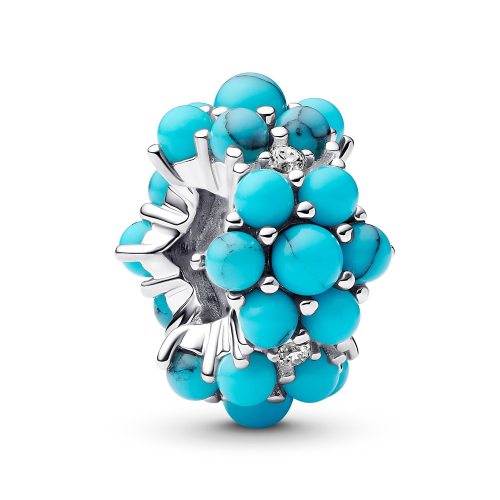 Pandora 793897C02 Silber Charm Türkisfarbener Ozean
