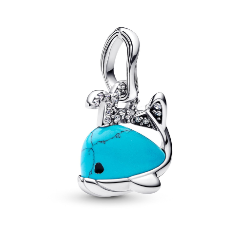 Pandora 793822C01 Charm-Silberanhänger Wal