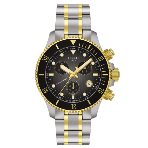 Tissot T120.217.22.061.00 Taucher-Armbanduhr Seastar 1000 Chronograph Bicolor