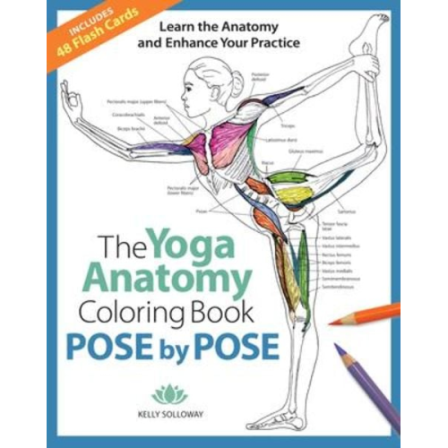 Kelly Solloway - The Yoga Anatomy Coloring Book: Pose by Pose