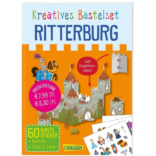 Anton Poitier - Bastelset für Kinder: Kreatives Bastelset: Ritterburg