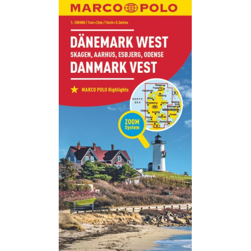 MARCO POLO Regionalkarte Dänemark West 1:200.000 LZ bis 2027