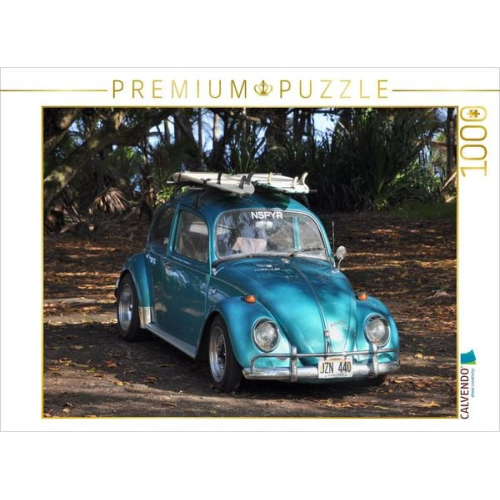 CALVENDO Puzzle VW Käfer, Hawaii | 1000 Teile Lege-Größe 64x48cm Foto-Puzzle für glückliche Stunden