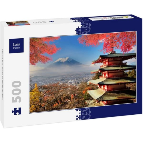 Lais Puzzle Mount Fuji Japan in Herbstfarben 500 Teile