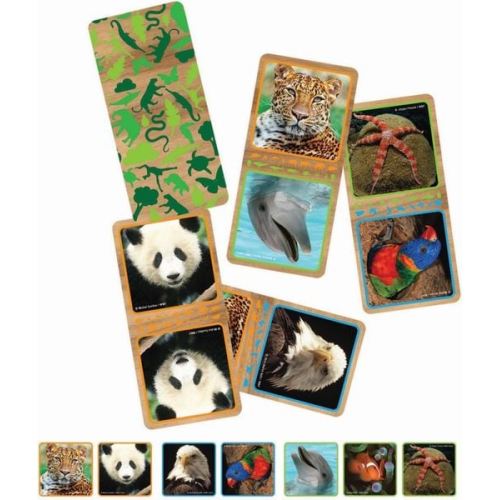 Ambassador 7230349 - Domino Wildtiere 28 Teile