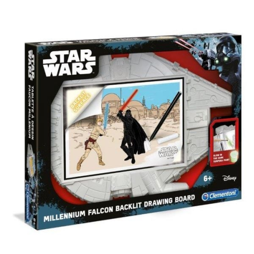 Star Wars - Beleuchtete Zeichentafel Millenium Falcon