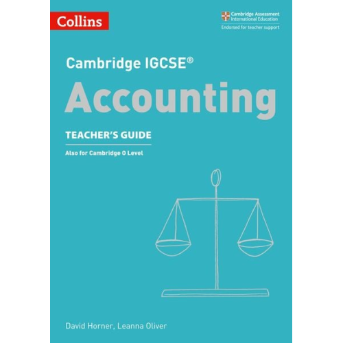 David Horner Leanna Oliver - Cambridge Igcse(tm) Accounting Teacher's Guide