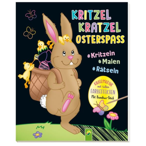 35837 - Kritzel-Kratzel-Osterspaß. Kratzbuch für Kinder ab 5 Jahren