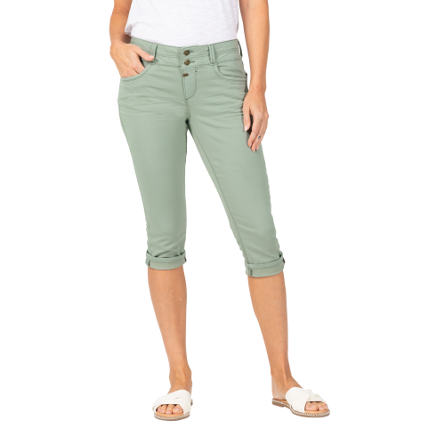 Timezone 3/4 Damenjeans Slim EnyaTZ tea green