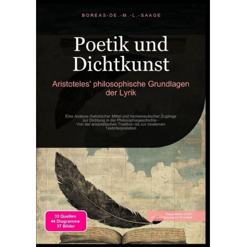 Boreas De. M. L. Saage - Philosophie (DE) / Poetik und Dichtkunst: Aristoteles' philosophische Grundlagen der Lyrik