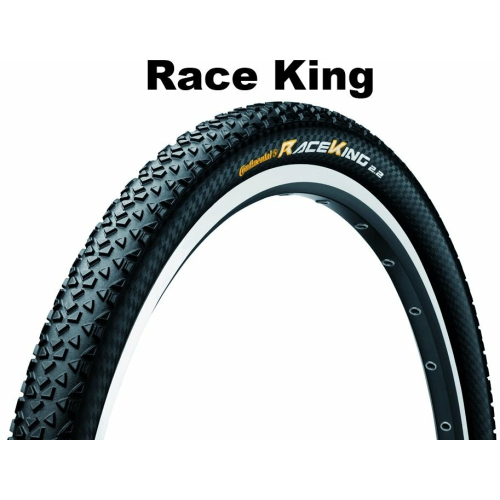Continental Drahtreifen - 26 Zoll Race King (55-559) schwarz/schwarz