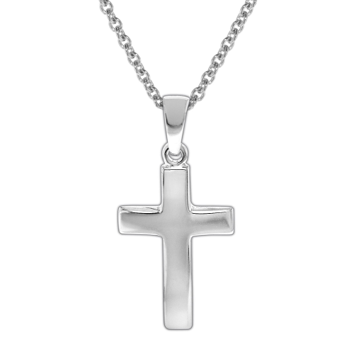 trendor 35868 Kinder Halskette mit Kreuz 925 Silber