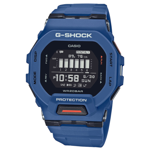 Casio GBD-200-2ER G-Shock G-Squad Digitaluhr Bluetooth Blau