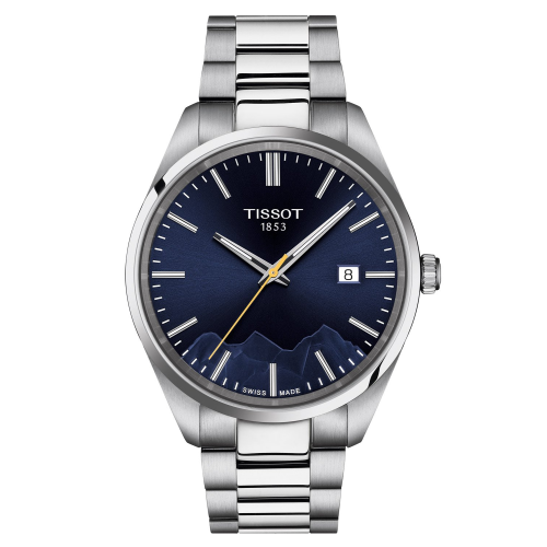 Tissot T150.410.11.041.02 Herrenuhr PR 100 Quarz Jungfraubahn 40 mm Blau