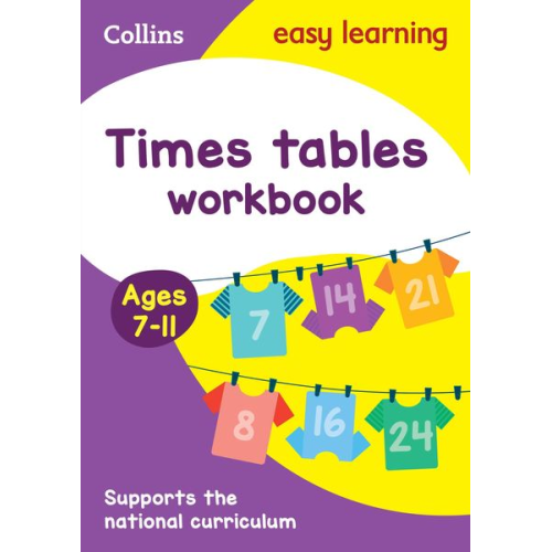 Collins Easy Learning - Times Tables Workbook Ages 7-11