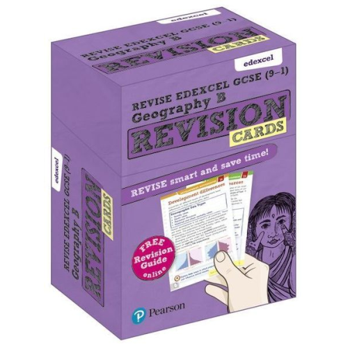 Rob Bircher - Pearson REVISE Edexcel GCSE Geography B: Revision Cards Incl. online revision - for 2025 and 2026 exams