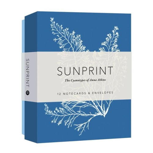 Princeton Architectural Press - Sunprint Notecards: The Cyanotypes of Anna Atkins (12 Notecards; 12 Designs; Matching Envelopes; Keepsake Box)