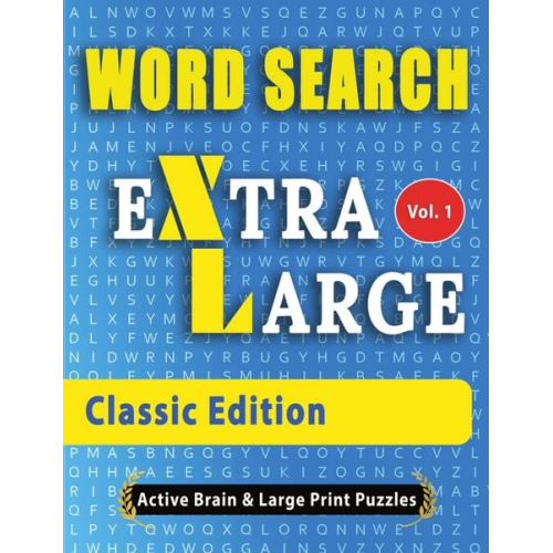 Gerald Active Minds & Large Prints - WORD SEARCH Extra Large - Classic Edition