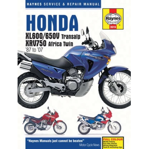 Haynes Publishing - Honda XL600/650 Transalp & XRV750 Africa Twin (87 - 07)