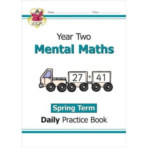 Cgp Books - KS1 Mental Maths Year 2 Daily Practice Book: Spring Term