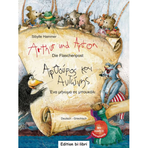 Sibylle Hammer - Arthur und Anton: Die Flaschenpost (Deutsch-Griechisch)