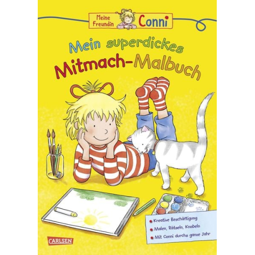 Hanna Sörensen - Conni Gelbe Reihe (Beschäftigungsbuch): Mein superdickes Mitmach-Malbuch