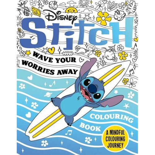 Walt Disney - Disney Stitch - Wave Your Worries Away Colouring Book