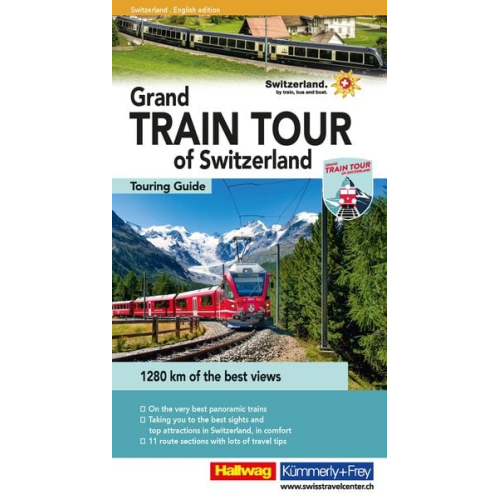 Roland Baumgartner - Hallwag Reiseführer Grand Train Tour of Switzerland, englische Ausgabe