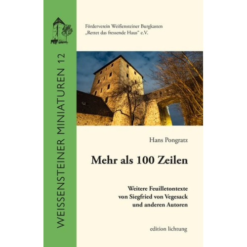 Siegfried Vegesack - Mehr als 100 Zeilen