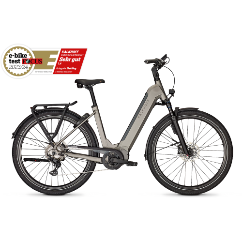 Kalkhoff ENDEAVOUR 5.B ADVANCE+ ABS (625 Wh), 10 Gang Kettenschaltung, Damenfahrrad, Wave, Modell 2024, 29 Zoll 53 cm jetgrey matt