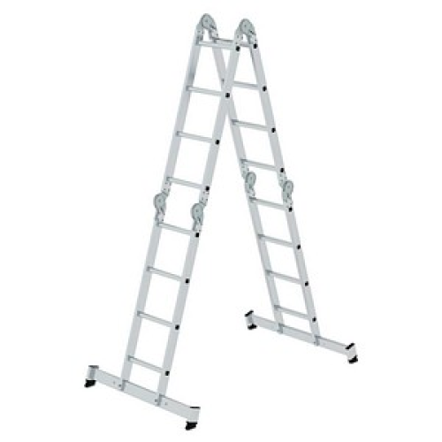 MUNK Vielzweckleiter 11111 alu 4x 4 Sprossen, H: 475,0 cm