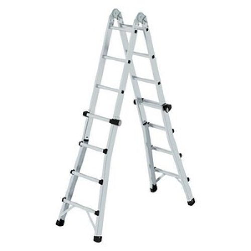 MUNK Vielzweckleiter 32015 alu 4x 4 Sprossen, H: 420,0 cm