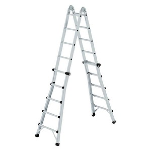 MUNK Vielzweckleiter 32017 alu 4x 5 Sprossen, H: 530,0 cm