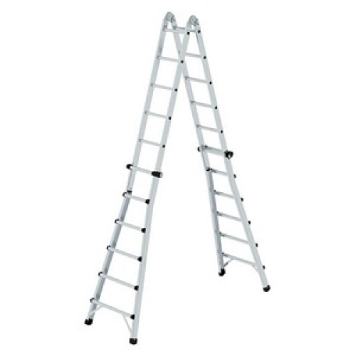 MUNK Vielzweckleiter 32019 alu 4x 6 Sprossen, H: 640,0 cm